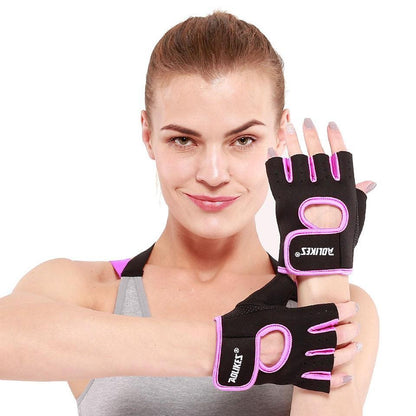 Anti-Slip Half Finger Gym Gloves