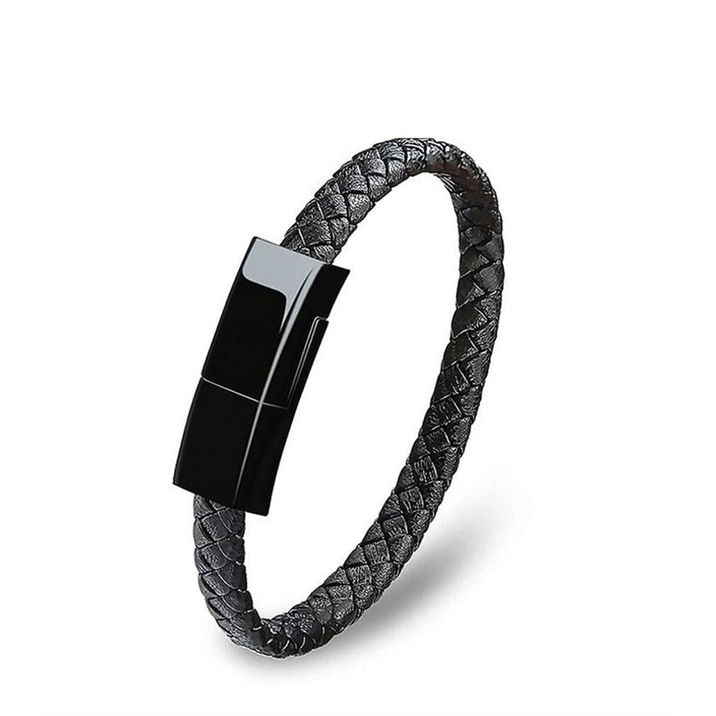USB Bracelet Charger – Leather Design