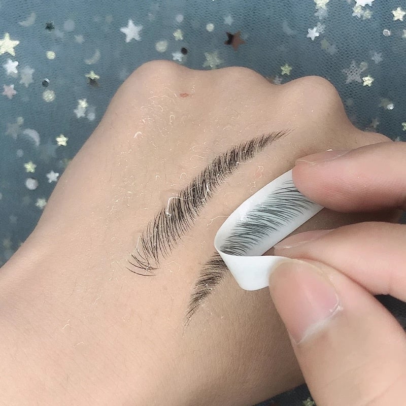 4D Waterproof Eyebrow Tattoo Stickers