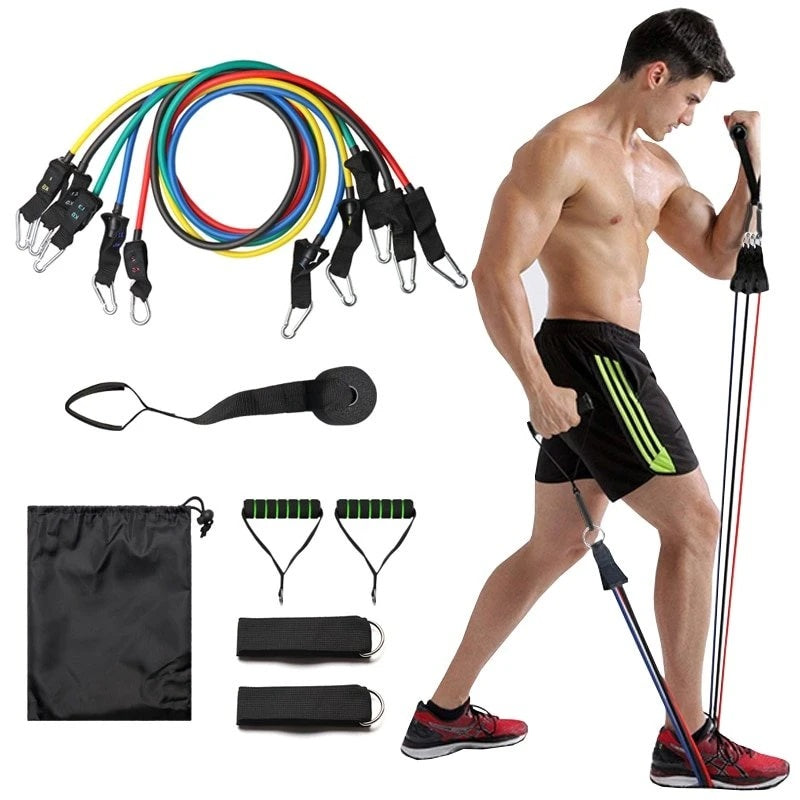 11-Piece Resistance Band Workout Set